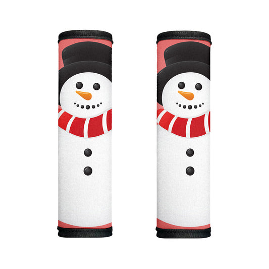 Cute Snowman Print Handle Covers