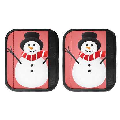 Cute Snowman Print Handle Covers