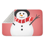 Cute Snowman Print Indoor Door Mat