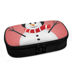 Cute Snowman Print Insulin Cooler Travel Case