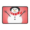 Cute Snowman Print Kitchen Mat