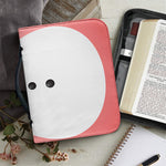 Cute Snowman Print Leather Bible Cover