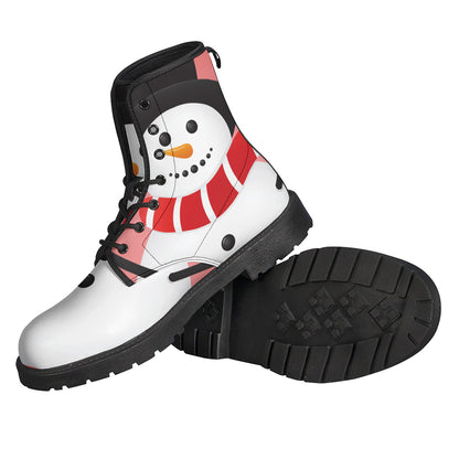 Cute Snowman Print Backpack