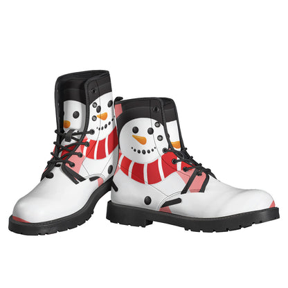 Cute Snowman Print Backpack