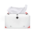 Cute Snowman Print Leather Tissue Box Cover