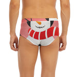 Cute Snowman Print Men's Briefs