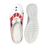 Cute Snowman Print Mesh Casual Shoes