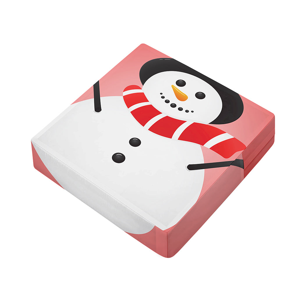 Cute Snowman Print Outdoor Seat Cushion Cover