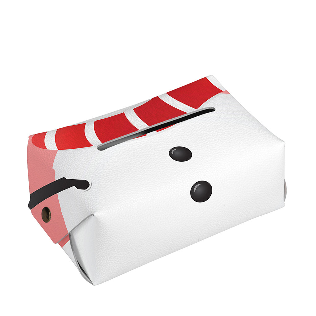 Cute Snowman Print Rectangle Tissue Box Cover