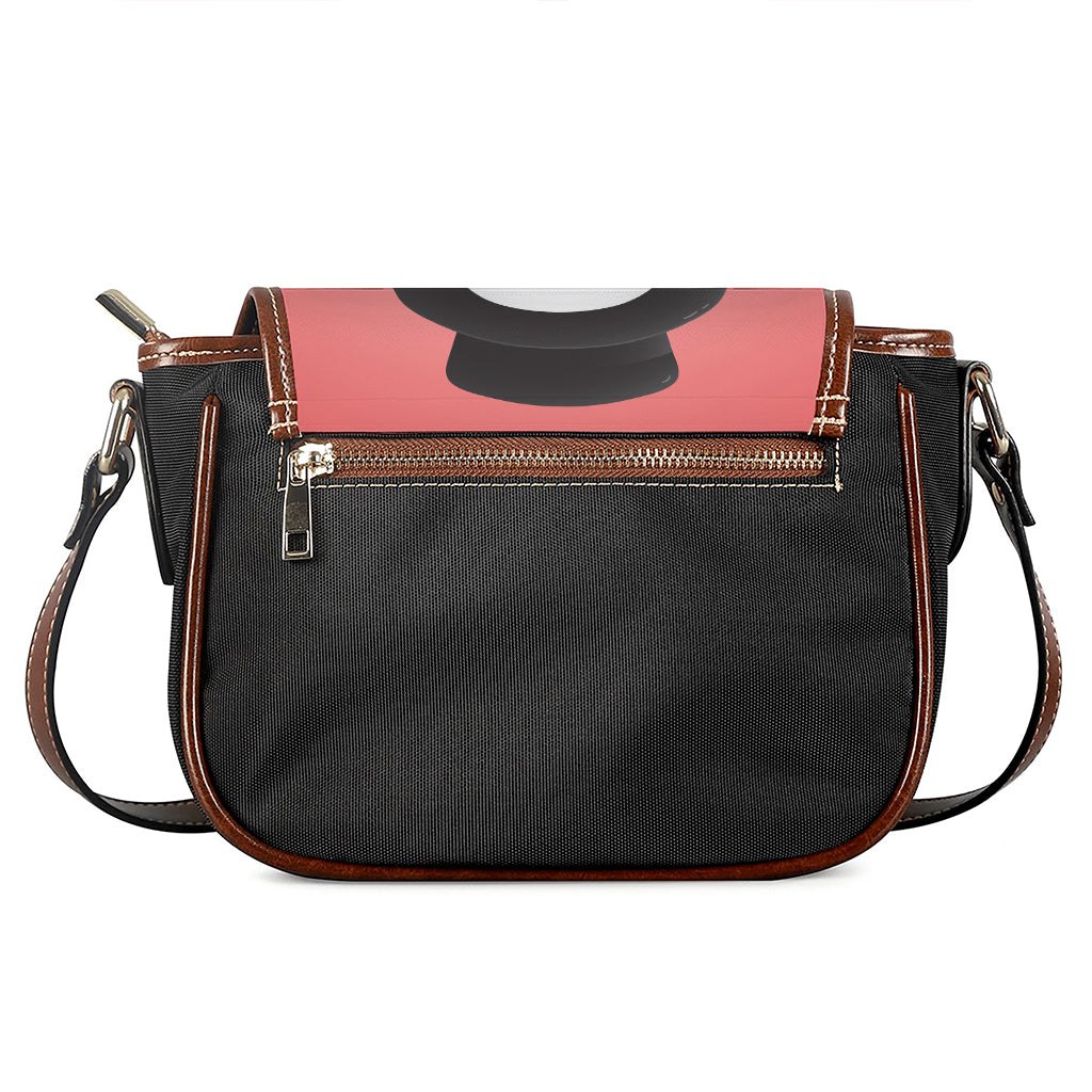 Cute Snowman Print Saddle Bag