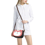 Cute Snowman Print Saddle Bag