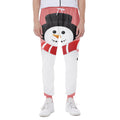 Cute Snowman Print Joggers