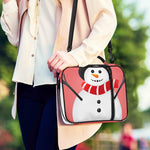 Cute Snowman Print Shoulder Strap Bible Bag