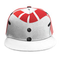 Cute Snowman Print Snapback Cap