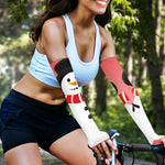 Cute Snowman Print Sun Protection Arm Sleeves