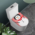 Cute Snowman Print Toilet Lid Cover