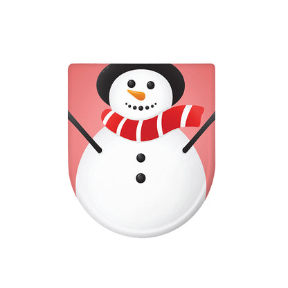 Cute Snowman Print Toilet Lid Cover