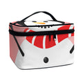 Cute Snowman Print Travel Makeup Bag