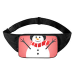 Cute Snowman Print Waist Bag