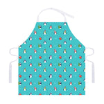 Cute Snowy Penguin Pattern Print Adjustable Apron