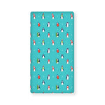 Cute Snowy Penguin Pattern Print Baby Crib Sheet