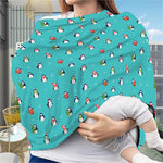 Cute Snowy Penguin Pattern Print Baby Seat Cover