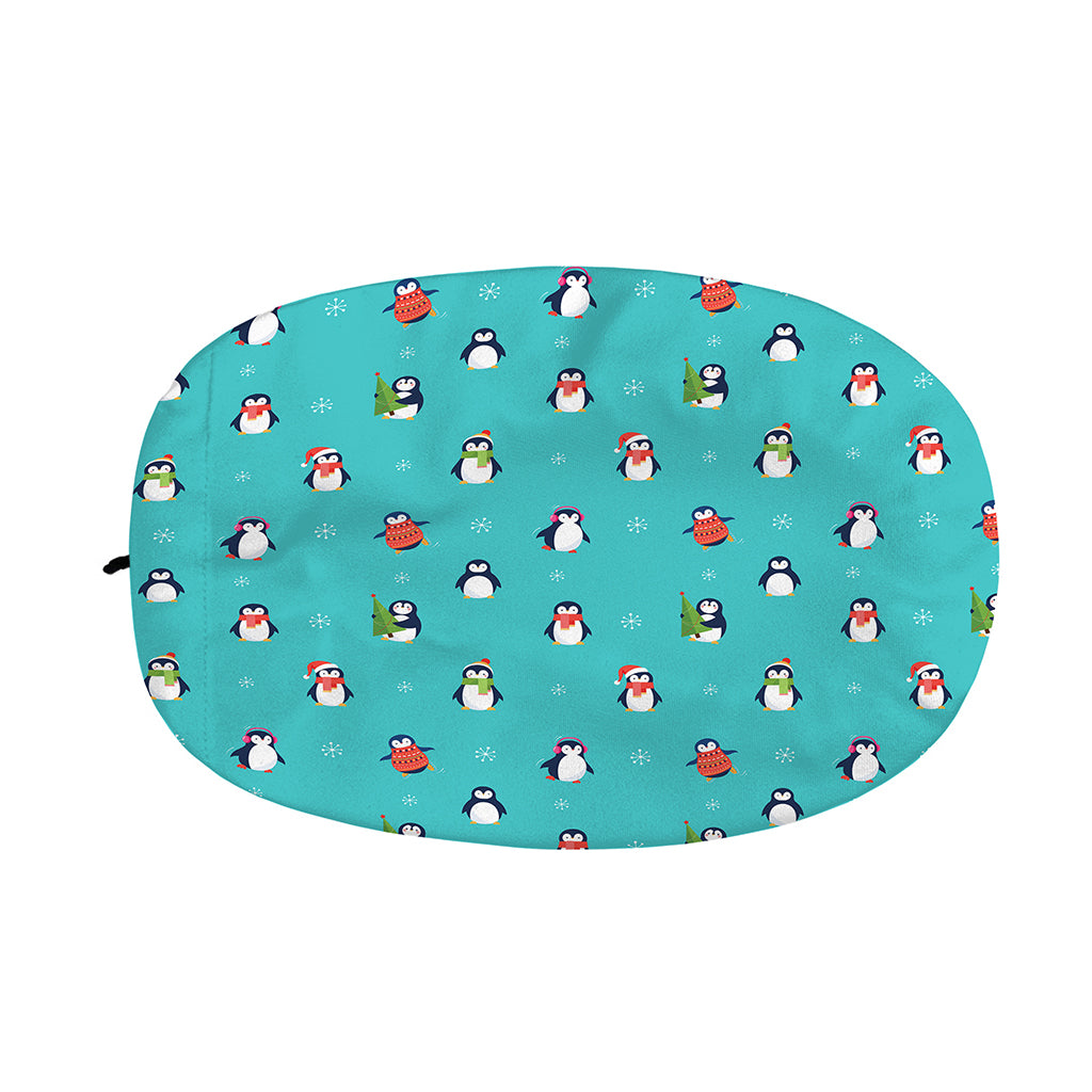 Cute Snowy Penguin Pattern Print Car Side Mirror Covers