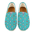 Cute Snowy Penguin Pattern Print Casual Shoes