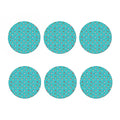 Cute Snowy Penguin Pattern Print Coaster Set