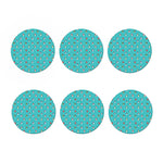 Cute Snowy Penguin Pattern Print Coaster Set