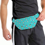 Cute Snowy Penguin Pattern Print Fanny Pack