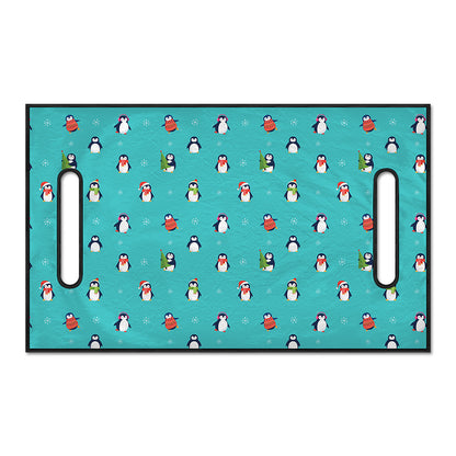 Cute Snowy Penguin Pattern Print Golf Cart Seat Cover
