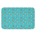 Cute Snowy Penguin Pattern Print Indoor Door Mat