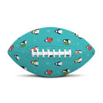 Cute Snowy Penguin Pattern Print Rugby Ball