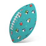 Cute Snowy Penguin Pattern Print Rugby Ball