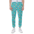Cute Snowy Penguin Pattern Print Joggers