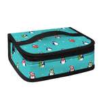 Cute Snowy Penguin Pattern Print Small Lunch Bag