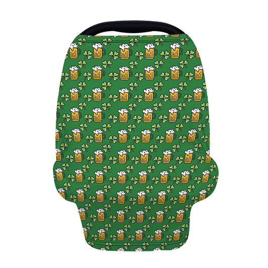 Cute St. Patrick's Day Pattern Print Baby Seat Cover