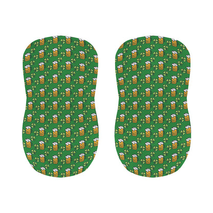 Cute St. Patrick's Day Pattern Print Bar Stool Covers