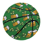 Cute St. Patrick's Day Pattern Print Basketball