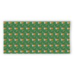 Cute St. Patrick's Day Pattern Print Beach Towel