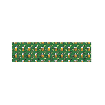 Cute St. Patrick's Day Pattern Print Bed Runner
