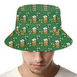 Cute St. Patrick's Day Pattern Print Bucket Hat
