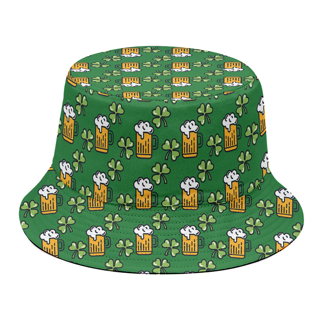 Cute St. Patrick's Day Pattern Print Bucket Hat