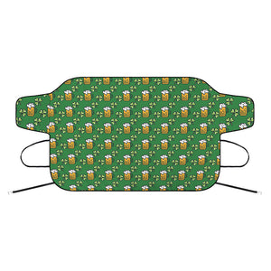 Cute St. Patrick's Day Pattern Print Car Windshield Snow Cover