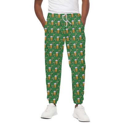 Cute St. Patrick's Day Pattern Print Cotton Pants