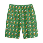 Cute St. Patrick's Day Pattern Print Cotton Shorts