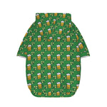 Cute St. Patrick's Day Pattern Print Dog Zip Up Hoodie