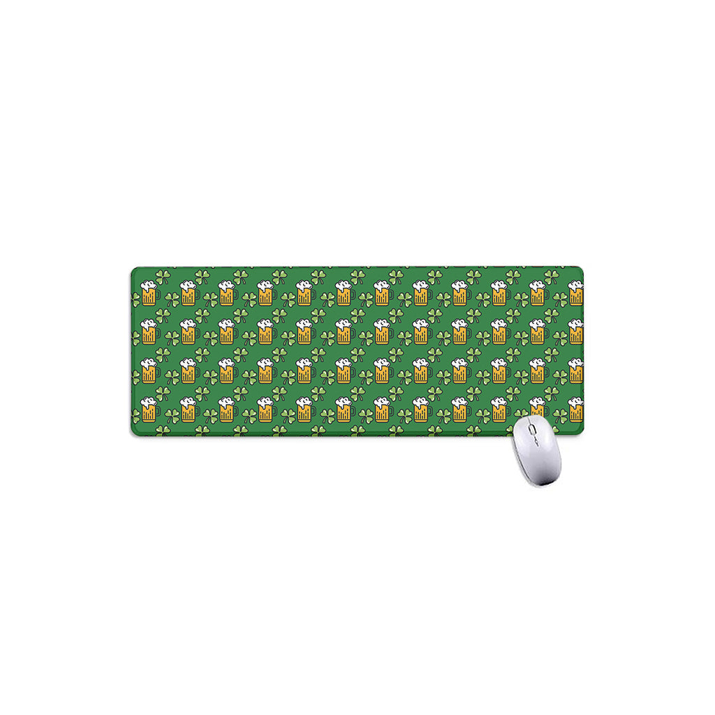 Cute St. Patrick's Day Pattern Print Extended Mouse Pad