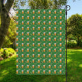 Cute St. Patrick's Day Pattern Print Garden Flag